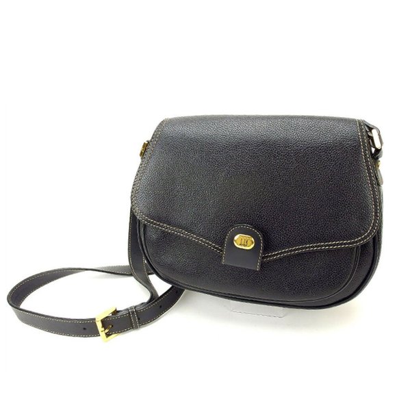 Dunhill Shoulder bag Black Woman Authentic Used Y1837